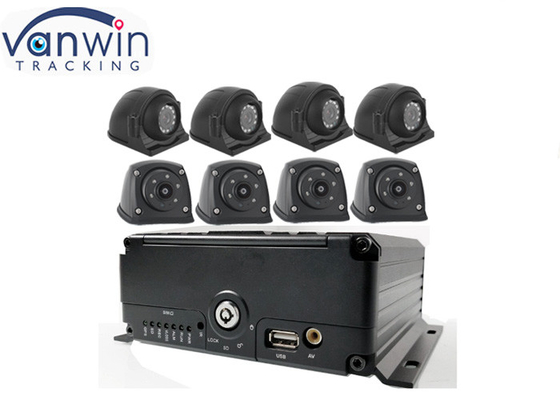 वाईफ़ाई वाहन बेड़े निगरानी प्रणाली के साथ 4 जी जीपीएस 8ch एचडीडी वीडियो रिकॉर्डर