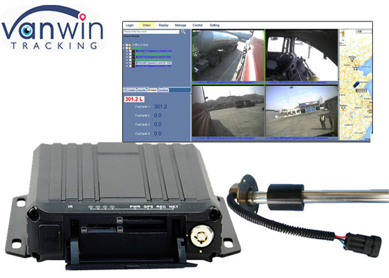 वाहन सीसीटीवी के लिए 1080p एसडी कार्ड 4 चैनल वीडियो रिकॉर्डर कैमरा सिम कार्ड एमडीवीआर